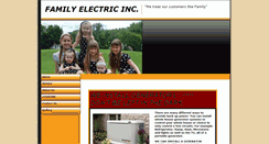 Desktop Screenshot of familyelectricinc.com